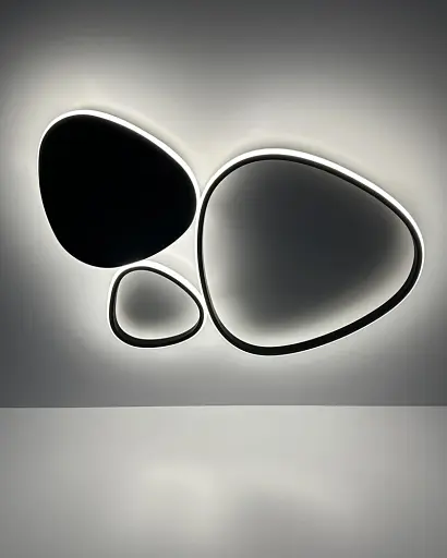 Люстра Goldlux 334060 Petra LED 1x30W 4000K 4600Lm IP20 черная - фото 3