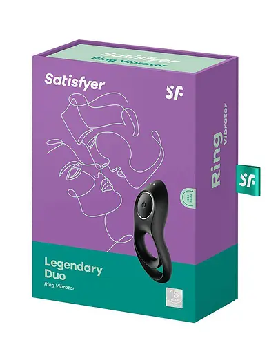 Ерекційне кільце з вібрацією Satisfyer Legendary Duo для члена і мошонки - фото 6