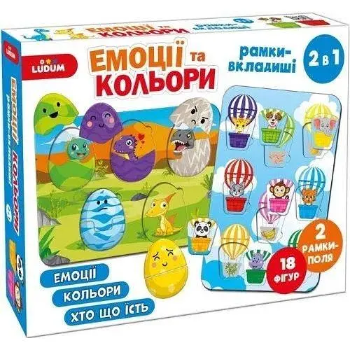 Гра настільна Ludum Емоції та кольори ME5032-17 (4820215155915) - фото 1