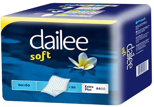 Уцінка. Одноразові пелюшки Dailee Soft, 60х60 см, 20 шт. (3936)  