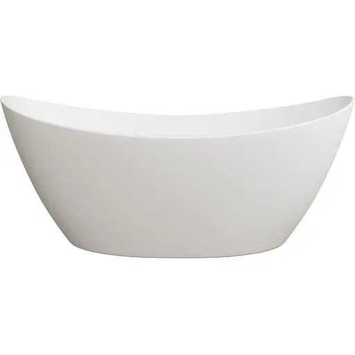 Ванна окремостояча глянцева Amdcon Capr 170x77 з литого каменю CAPR_170_HL Білий - фото 1