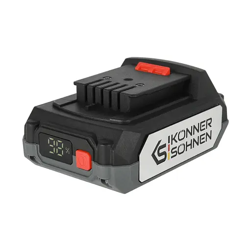 Акумулятор Konner&Sohnen KS 20V2-1, 20 В 2 А·год 0.47 кг (KS20V2-1) - фото 2