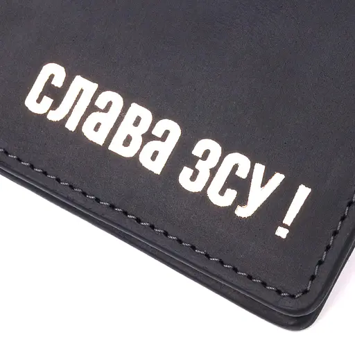 Чоловічий шкіряний гаманець Grande Pelle 11.5х9х1 см acs0024004 - фото 5