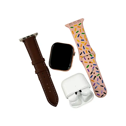 Смарт-часы Fendior S9 Pro+TWS 49mm 200 mAh Gold - фото 2