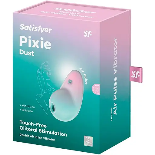 Вакуумний стимулятор Satisfyer Pixie Dust Mint/Pink SO8971 (108371) - фото 6
