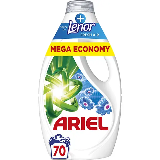 Гель для стирки Ariel Прикосновение свежего воздуха Lenor 70 циклов стирки 3.15 л