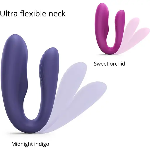 Вибратор для пар с пультом ДУ Love To Love Match Up - Midnight Indigo - фото 4