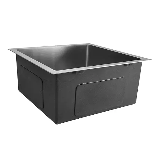 Кухонная мойка Kroner KRP Gebürstet - 4645HM (3,0/1,0 мм) CV022798, Нержавеющая сталь - фото 4