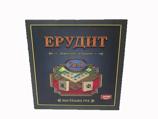 Настільна гра Ерудит 2 в 1, Artos Games
