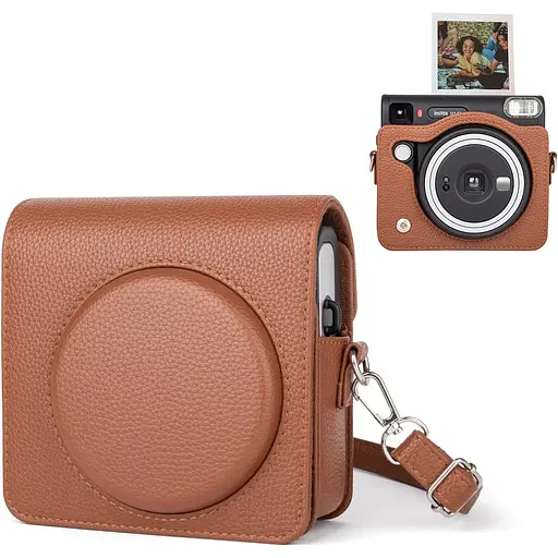 Чехол для фотоаппарата Fujifilm Instax Square SQ40 коричневый