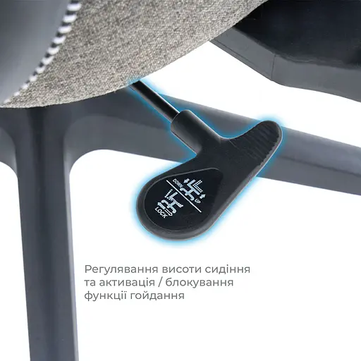 Офісне крісло OfficePro Wave OC599-B-DG-DG Black/Dark Gray [148648] - фото 13