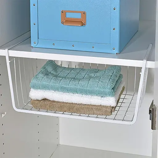 Кошик для зберігання під полицею Taylor & Brown з металевого дроту 2 шт. - фото 6