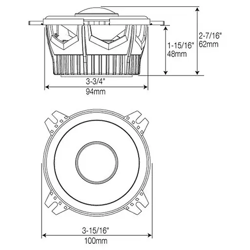 Коаксіальна акустична система JBL GTO429 - фото 5