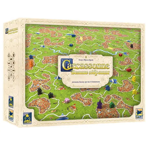 Настольная игра Feelindigo Каркассон: Большое собрание (Carcassonne Big Box) (укр.) (FI24060) - фото 1