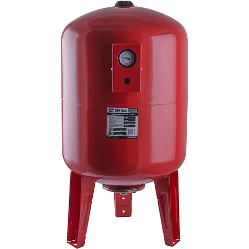Расширительный бак Optima cal-pro 100 л с манометром (22884) - фото 1