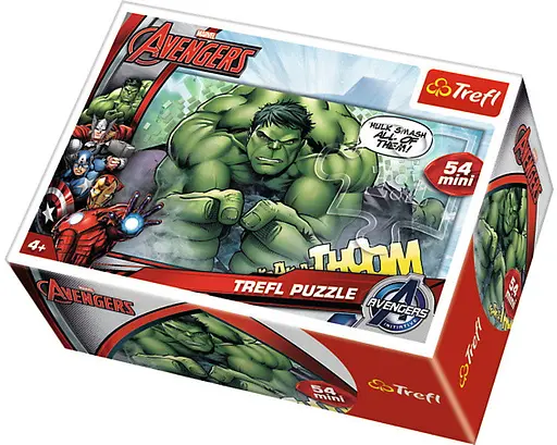 Набір Пазли - (54 елм. Міні) - "Халк" / Дісней Марвел - фото 1