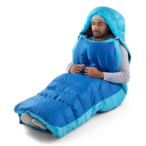 Спальник Sea To Summit Trek -1C/30F Long L лівий Snorkel Blue (1033-STS ASL041172-210202) - фото 5