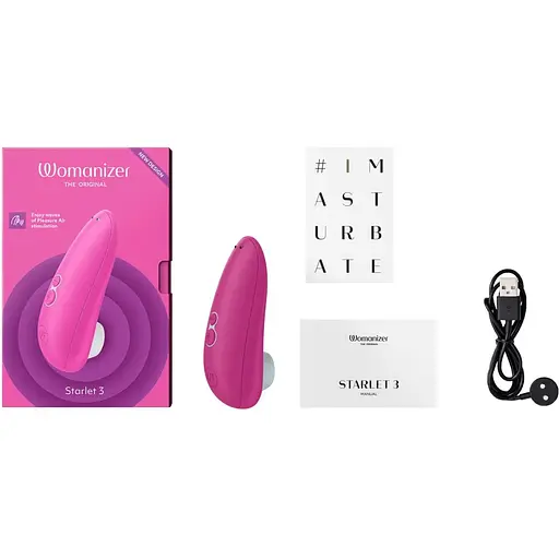 Вакуумный клиторальный стимулятор Womanizer Starlet 3 Pink - фото 4