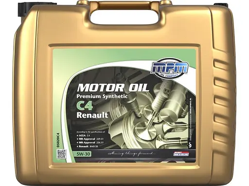Моторна олива MPM Premium Synthetic C4 Renault 5W30 20л (05020C4)