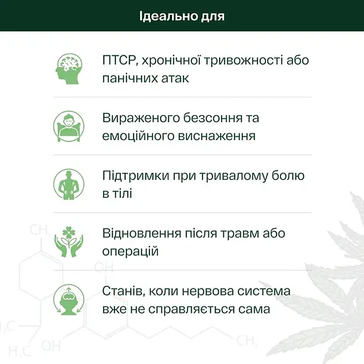 Дієтична добавка Pephemp Олія 5% СBD Isolate зі смаком м'яти 10 мл - фото 2