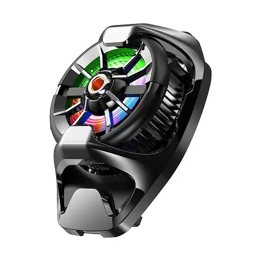 Кулер активне охолодження для телефону / планшета Memo DL22 шириною до 88 мм Black (18509)