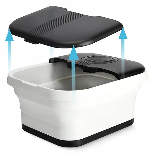 Ванна для ног гидромассажная 4FIZJO Lite складная 500 Вт гидромассажер для ног (P-5905973404020) - фото 2