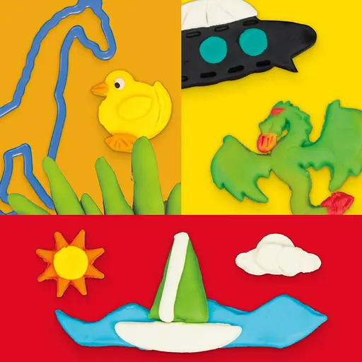 Набір для творчості Hasbro з масою для ліплення Play-Doh Land Air and Sea (F8788) - фото 8