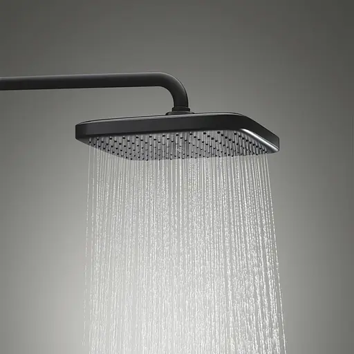 Душова система термостатична Grohe QuickFix Vitalio Comfort System 250 Cube 266962431, Чорний матовий - фото 6