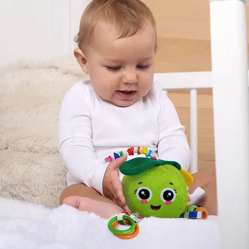 Брязкальце-підвіска з прорізувачем "Яблуко" МС 110604-19 - фото 2