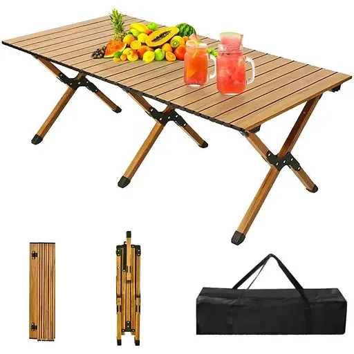 Раскладной стол SpringFun L 120×60×45 см кемпинговый портативный стол для туризма - фото 1