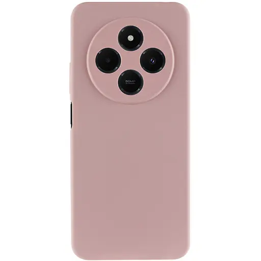 Чохол Lakshmi Silicone Cover Full Camera AA для Xiaomi Redmi 14C/Poco C75 Рожевий/Pink Sand - фото 3
