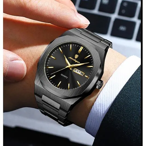 Часы мужские наручные Poedagar Amrest Черный - фото 7