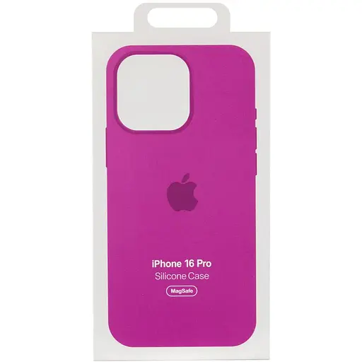 Чохол Epik Silicone case AAA with Magsafe and Animation button для Apple iPhone 16 Pro 6.3 Fuchsia - фото 8