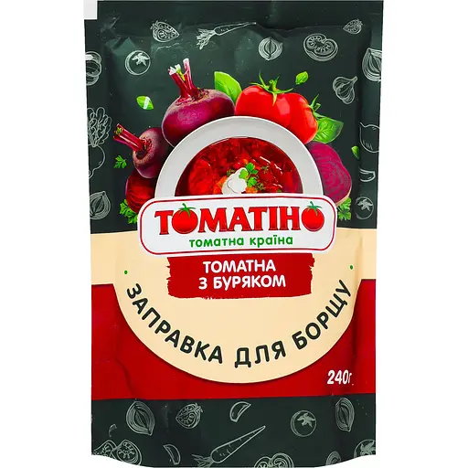 Заправка томатна Томатіно з буряком, 240 г - фото 1