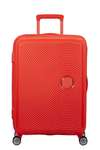Валіза 67 см American Tourister Soundbox Neon Orange 67x46.5x29(32) 32G*86002