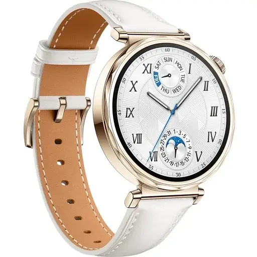 Smart Watch Huawei GT 5 41mm (JNA-B19) White (Leather Strap) UA - фото 2