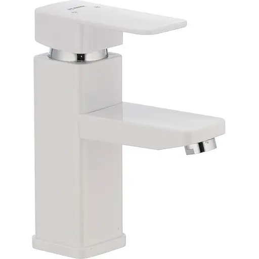 Смеситель для умывальника PLAMIX Kub-001 белый PM0008 - фото 1