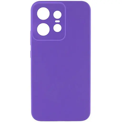 Чохол Silicone Cover Lakshmi Full Camera (AAA) для Motorola Edge 50 Pro Фіолетовий / Amethyst