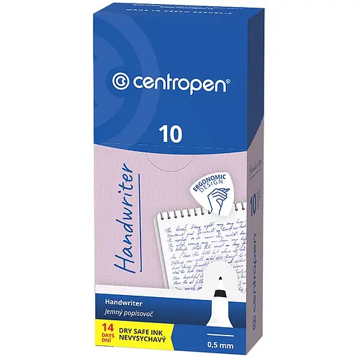 Линер Centropen Ergoline 4651 M 0.5 мм зеленый (4651/04)  - фото 2