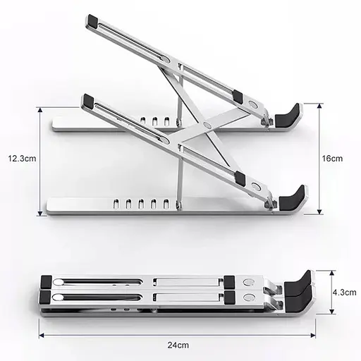 Подставка для ноутбука WIWU s400 Laptop stand серебристая - фото 8