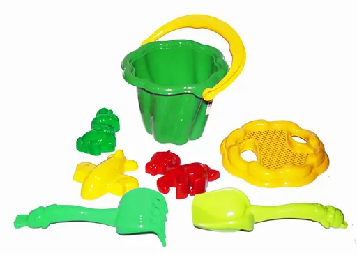 Дитячий Пісочний набір "Ромашка" №1 Colorplast 1098 Зелений - фото 1