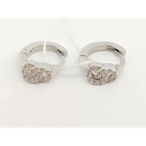 Серебряные серьги Vegas с фианитами. 20100Р - фото 5