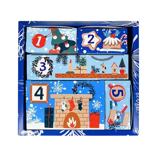 Дитячий набір для творчості розфарбовування гіпсової фігурки "Адвент календар" Strateg 31047 - фото 3