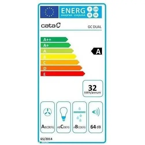 Встраиваемая вытяжка Cata GC DUAL 45 BK (02130208) - фото 3