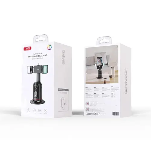 Монопод XO SS16 с автоматической слежением за лицом AI bluetooth tracking selfie stick Черный - фото 5
