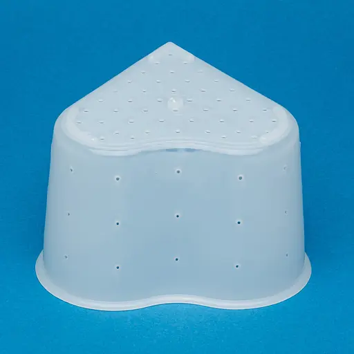 Форма для виготовлення м'якого сиру типу "Камамбер" та сирів із пліснявою у вигляді серця 0.35 л, Kitchette Білий 86340 - фото 6