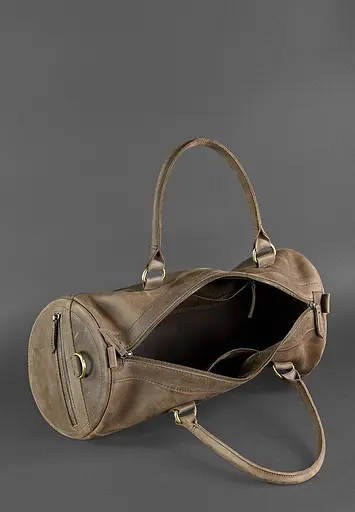 Шкіряна сумка Harper темно-коричнева Crazy Horse - фото 4