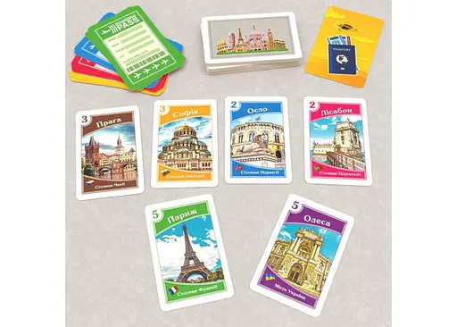 Настольная игра Artos Games Галопом по Европам (карточная версия) (укр.) (62120) - фото 3