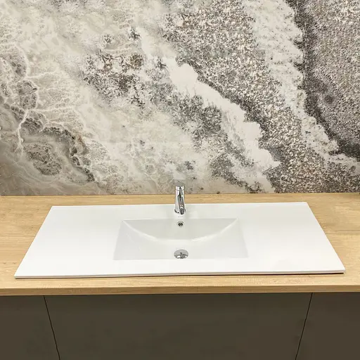 Умивальник VBI Ferrara 120 white врізний VBI-018031, Білий - фото 3