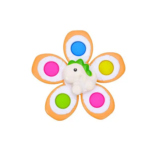 Дитяча брязкальце-спінер Bambi з м'якими кнопками Динозавр GZ-05-1 - фото 1